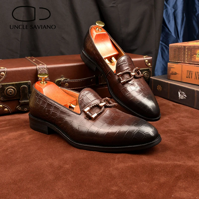 Туфли мужские с ремешком и пряжкой из натуральной кожи | Обувь