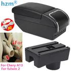 Подлокотник для Chery A13 Very Celer fulwin 2 2008-2012, двухслойный Магнитный центральный контейнер для хранения с пепельницей и подстаканником