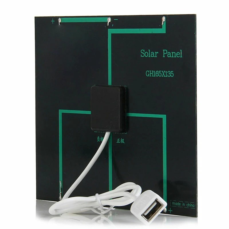 Солнечная панель система зарядное устройство 3 5 W 6V зарядка для банк питания