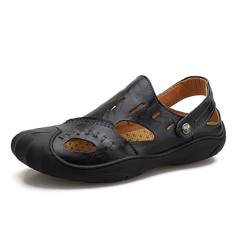 

Fashionable Men's Sandals Comfortable Breathable Lightweight Balance Non-slip Outdoor Leisure Sports Beach Shoes Flat Sandals