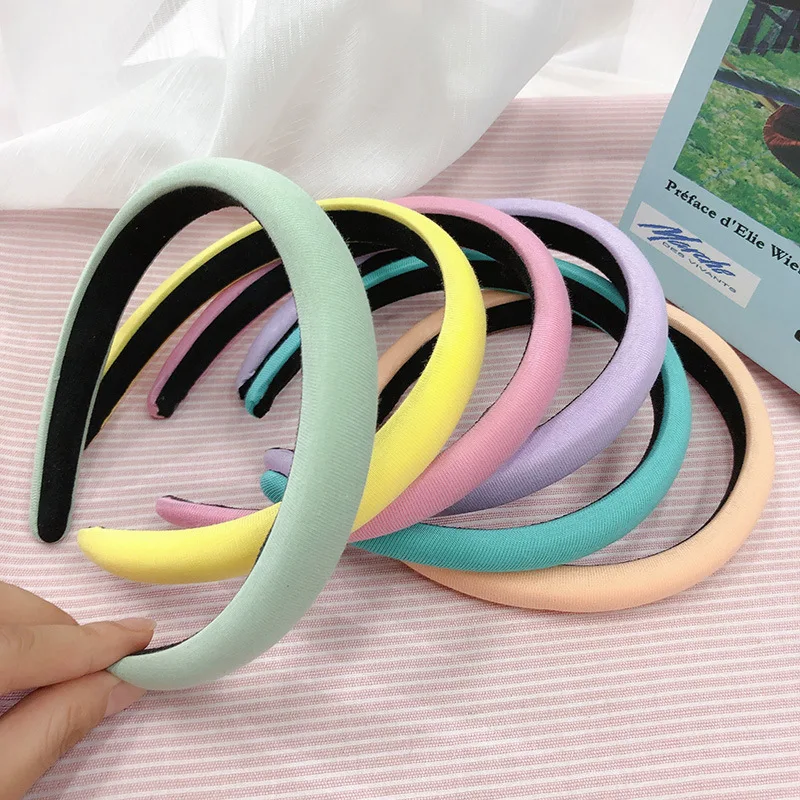 Ободок для волос Новый ободок Женский однотонный с повязкой на голову |