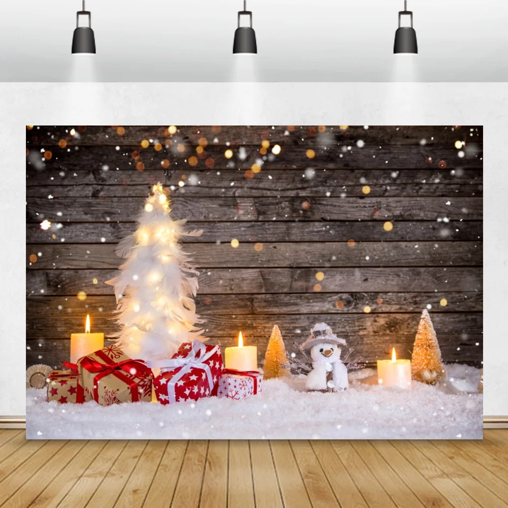 Рождественский фон для фотосъемки с изображением деревянной доски зимний фон для детской фотосъемки семейная Фотостудия