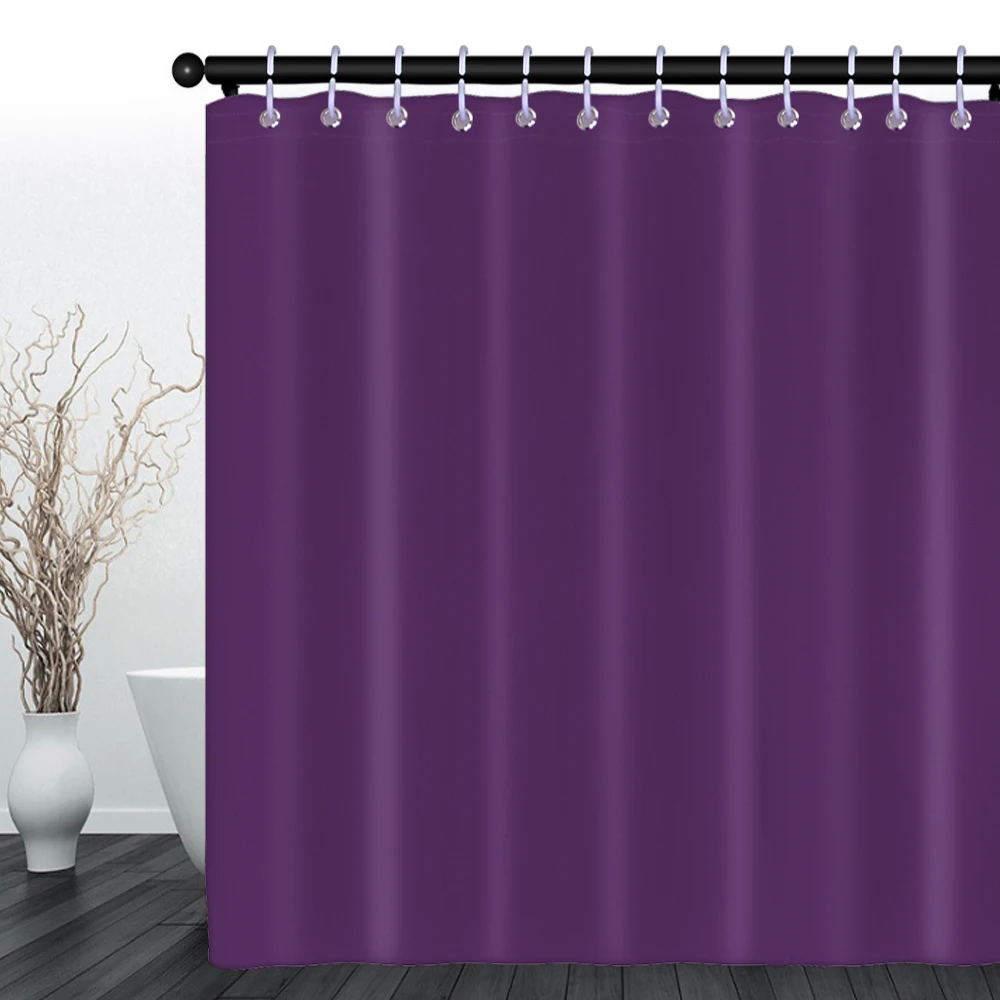 Занавеска для душа с зеленым принтом листьев Современная занавеска из