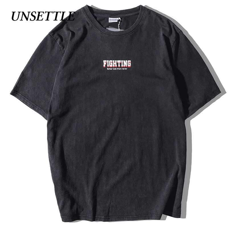 UNSETTLE 2020SS Harajuku футболки лето мужчины/женщины хип-хоп Забавный принт бокс Кролик