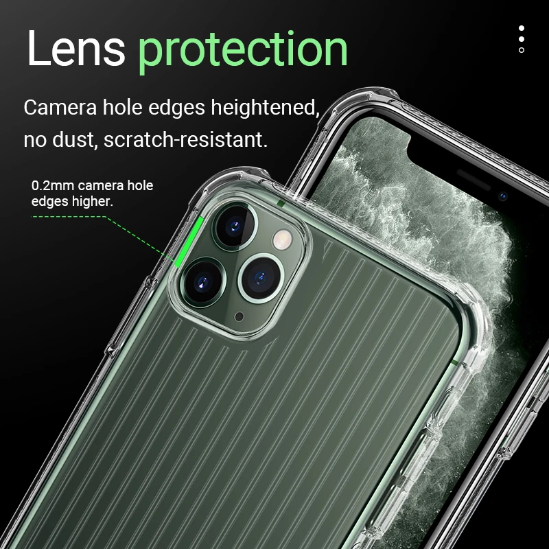 hoco противоударный прозрачный чехол для iphone 11 11Pro Pro Max TPU защитная крышка телефона