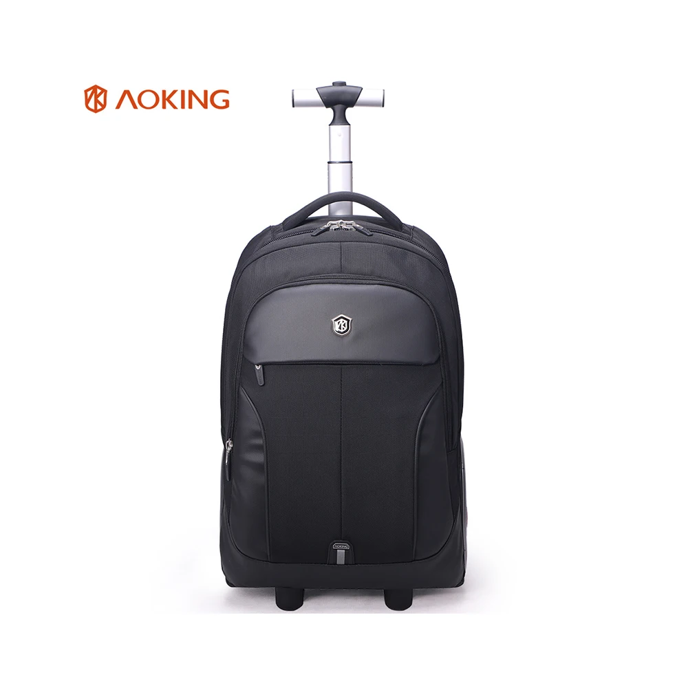 Aoking, мужские ABS багажные дорожные сумки на колесиках, большая вместительность, сумки на колесиках, водонепроницаемые сумки для переноски, сумки для деловых поездок - Цвет: 18 inches