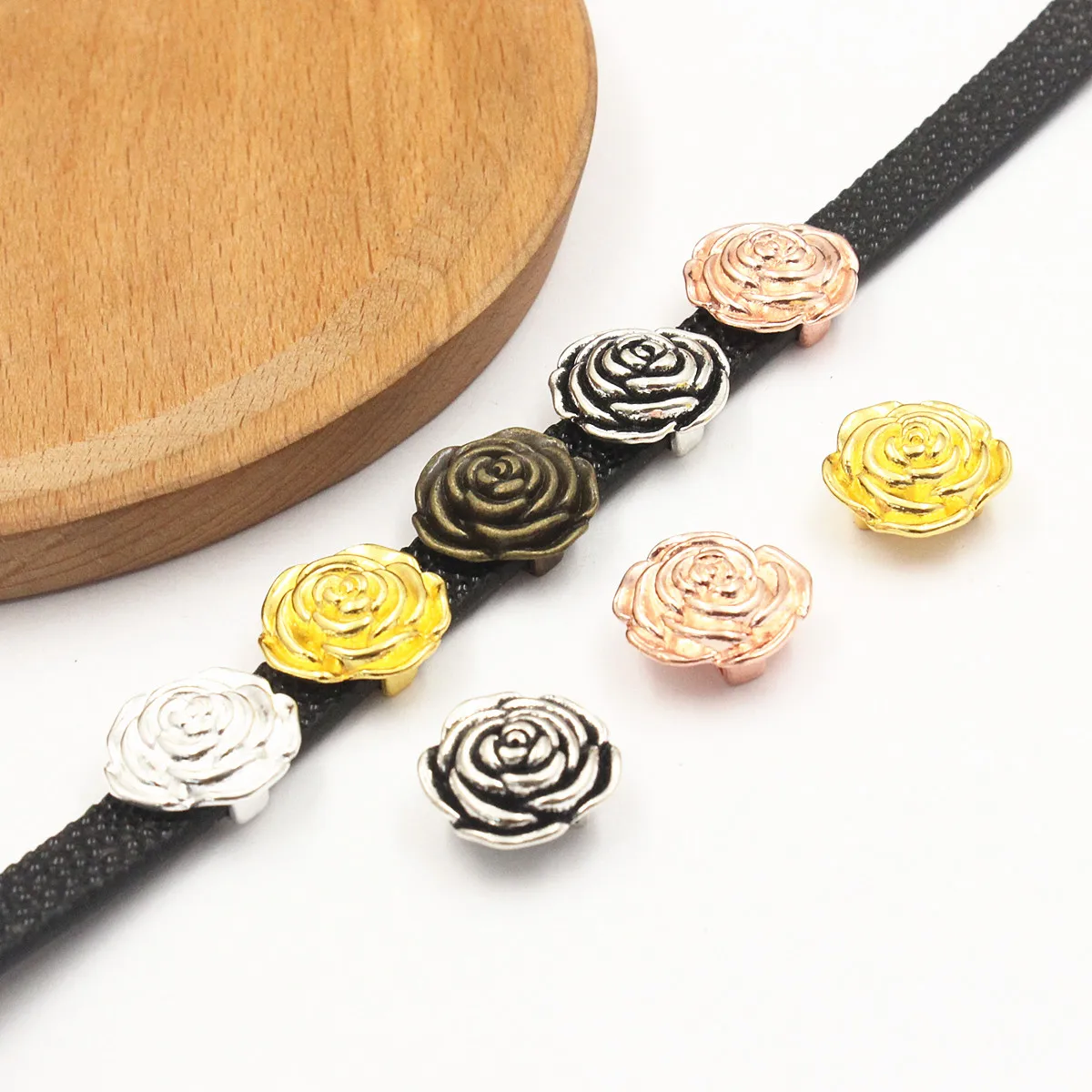 20 штук Модные цветок бусины для браслетов и ожерелий DIY иных изготовления