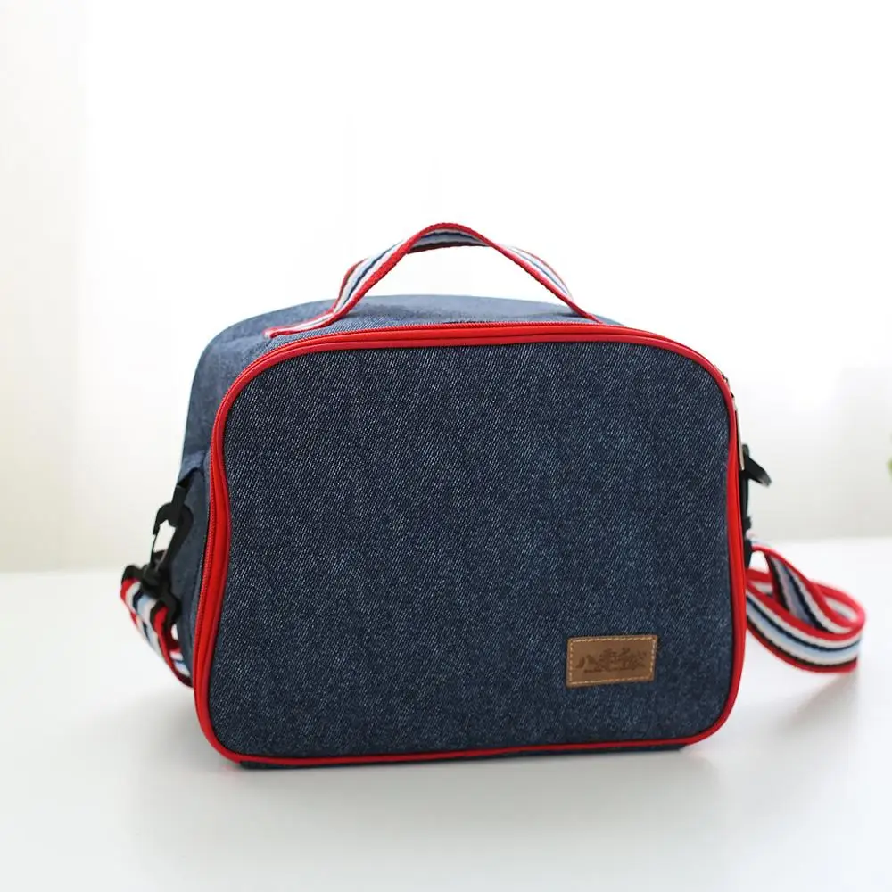 

Bento insulated bag hand ice pack thickened picnic bag shoulder strap insulated lunch box bag