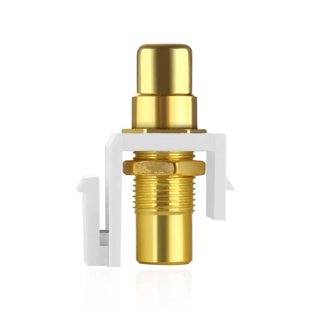 Разъем RCA Keystone Jack (5 шт. в упаковке) розетка с разъемом адаптера позолоченный