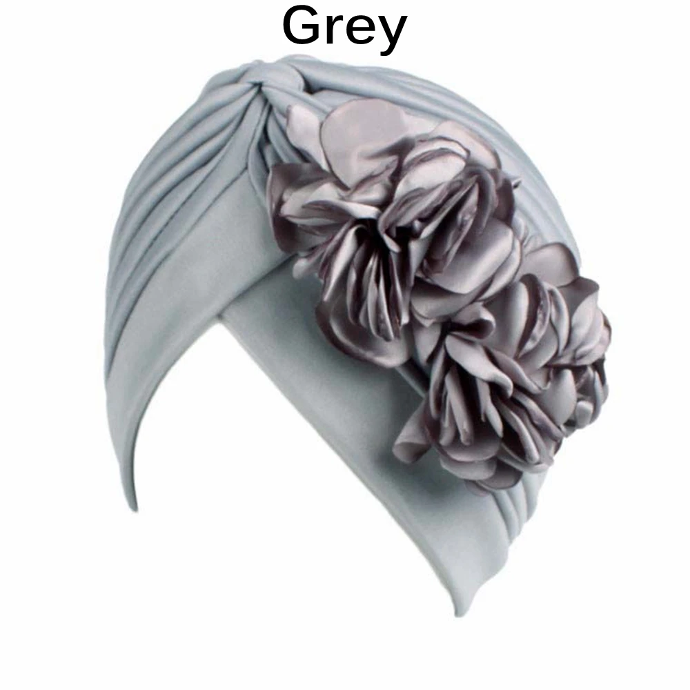 Style 2-grey Бант принт стрейч мусульманский хиджаб для женщин исламский тюрбан-Джерси хлопок шляпа рак Кепка chemo головной убор бини шарф выпадение волос шапка - Цвет: Style 2-grey