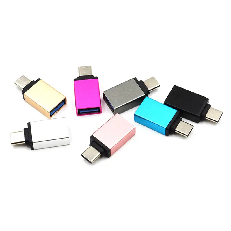 Переходник Mini USB 3 1 Type-C для кабеля 0 из алюминиевого сплава | Мобильные телефоны и