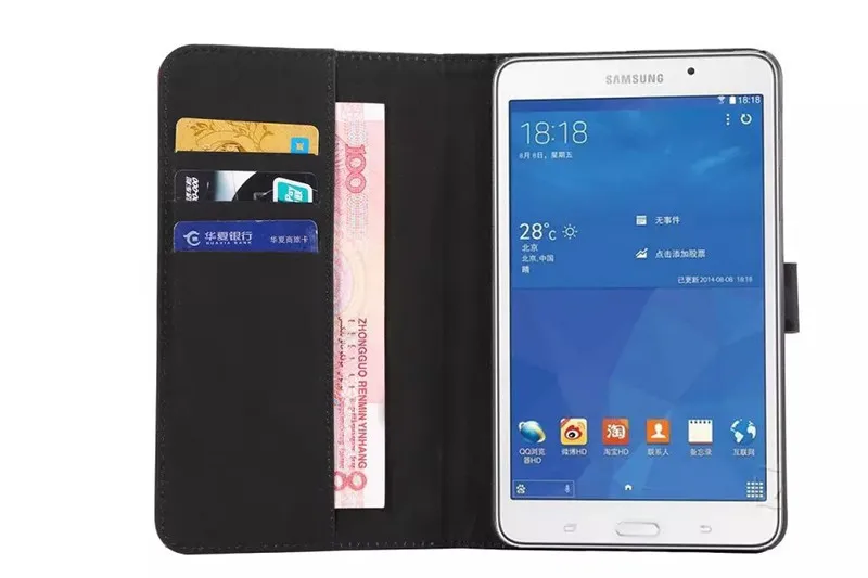 Для samsung Galaxy Tab 4 7 дюймов crazy horse кожаный флип-чехол с подставкой для samsung T230 T231 T235 Tablet e-Books Case