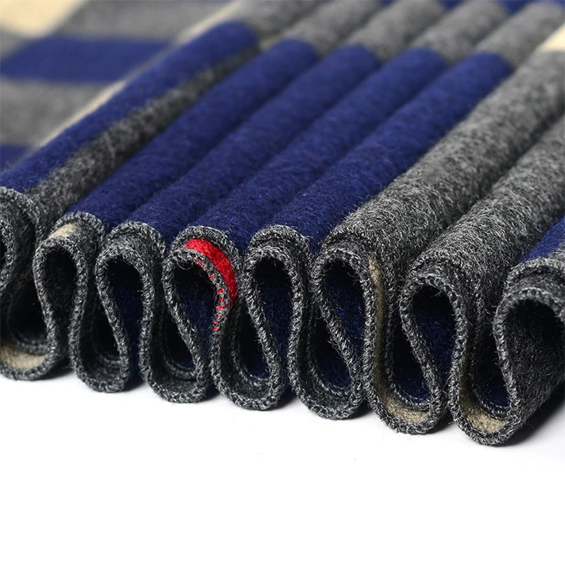 Новый мужской кашемировый шарф зимний английский сетчатый женский роскошный