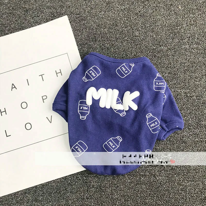 Одежда для домашних животных на весну и лето с трехмерным принтом собак кошек