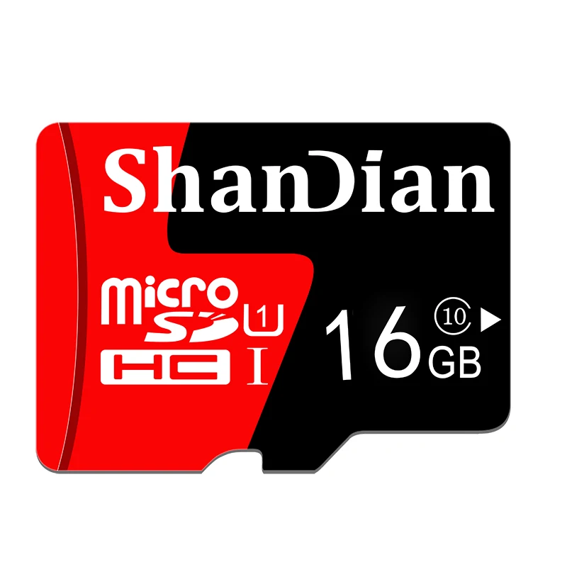 SHANDIAN smart SD Card 16gb 32gb Class 10 High Speed Smart SD Mini Card for Phones and Camera Real Capacity 64gb Memory Card - Емкость: 16 ГБ