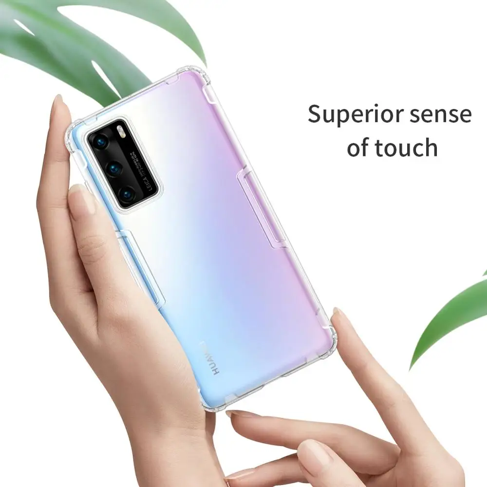 Чехол Nillkin для Huawei P40 P30 P20 Pro Мягкий ТПУ Ультратонкий чехол 0 6 мм телефона Lite