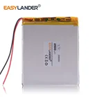 306080 3,7 V 2500mAh полимерная литий-ионная аккумуляторная батарея для пульта дистанционного управления Портативный телефон электронная книга банк питания 036080