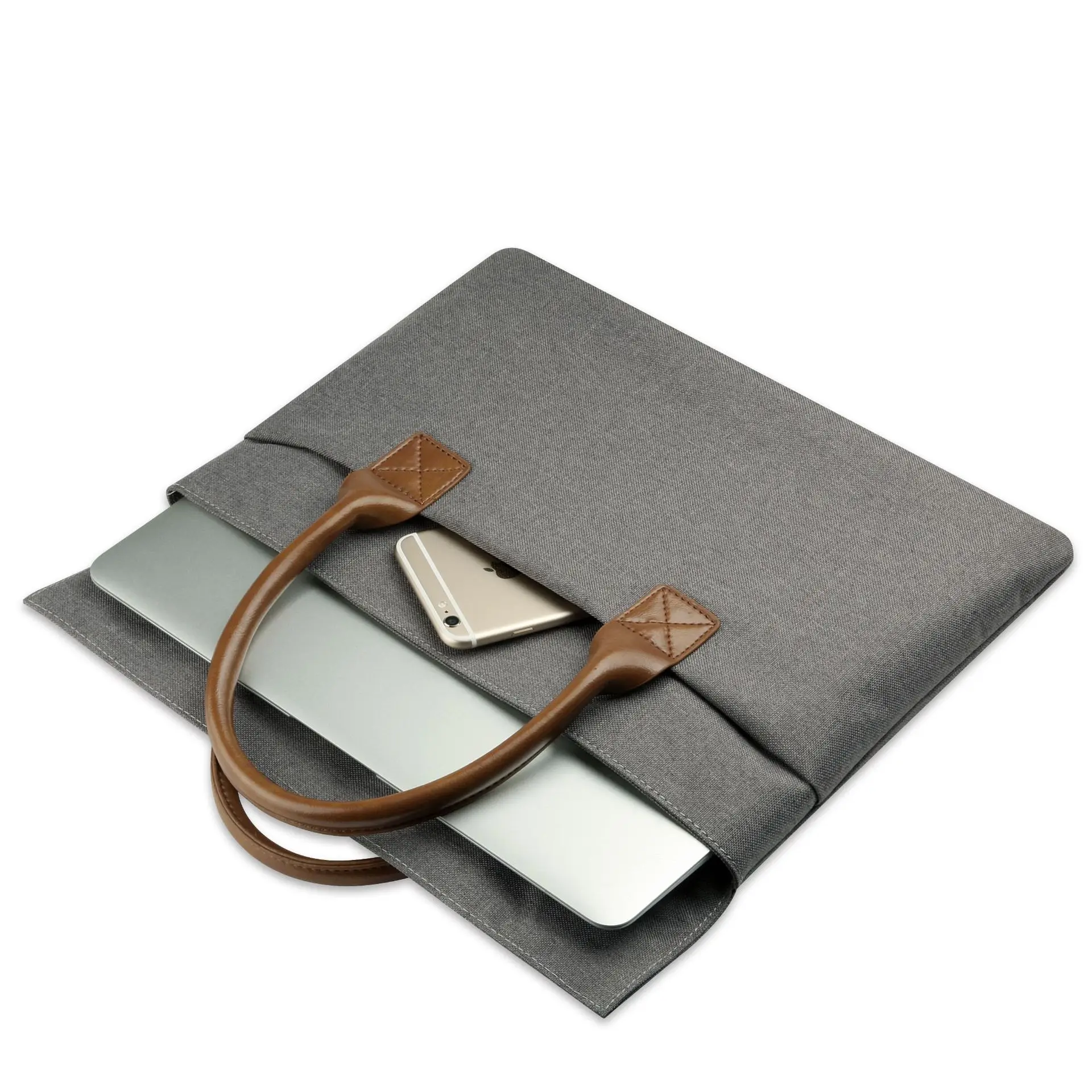 Деловой портфель для ноутбука мягкая сумка из искусственной кожи с плечевым