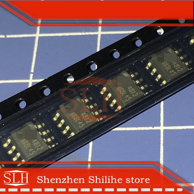 

50pcs/lot AO4812 SOP-8 dual n-channel 30V 6A MOS FET screen printing 4812 Brand new original