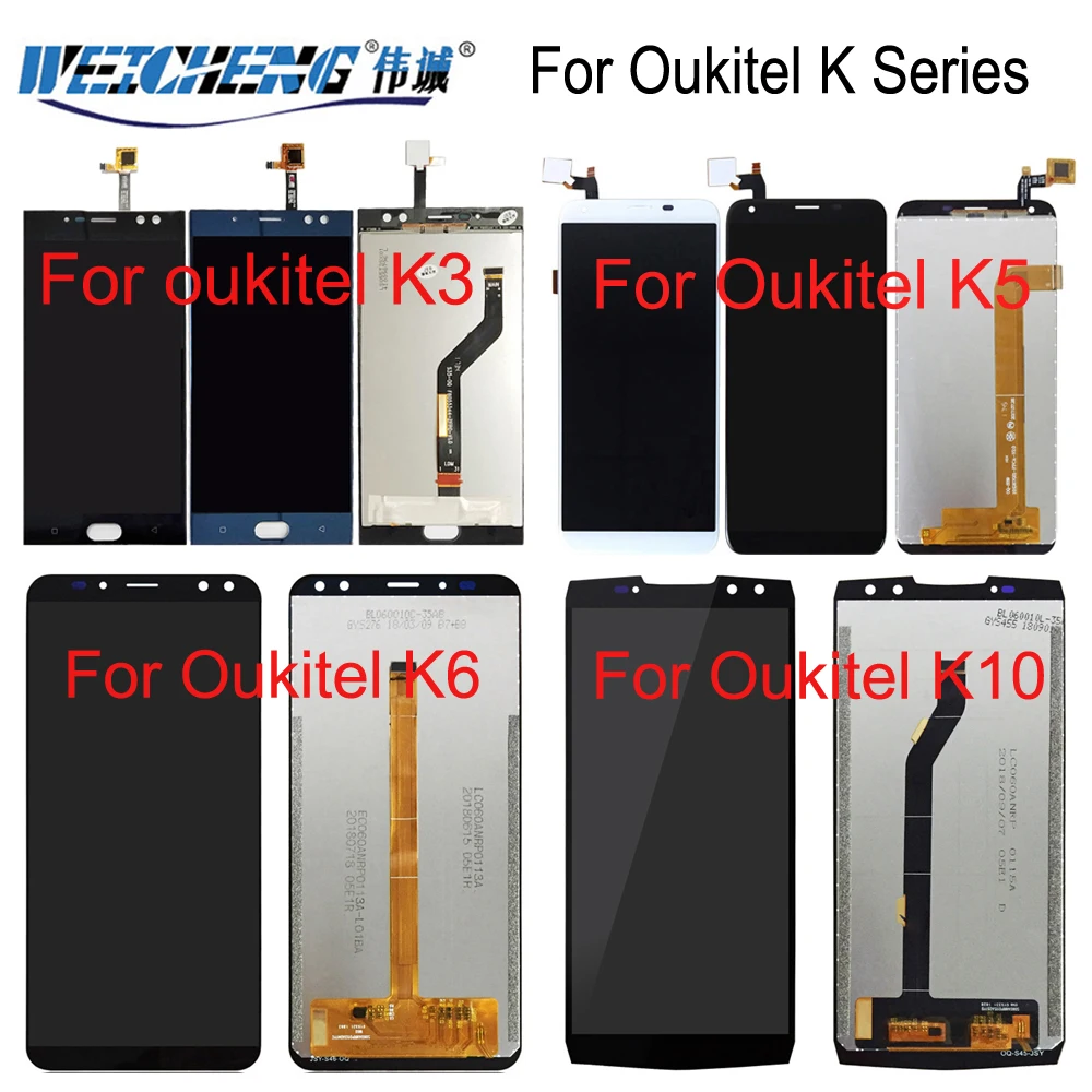 Дисплейный модуль для OUKITEL K3 K5 K6 K10 100% дюймов|Экраны мобильных телефонов| |