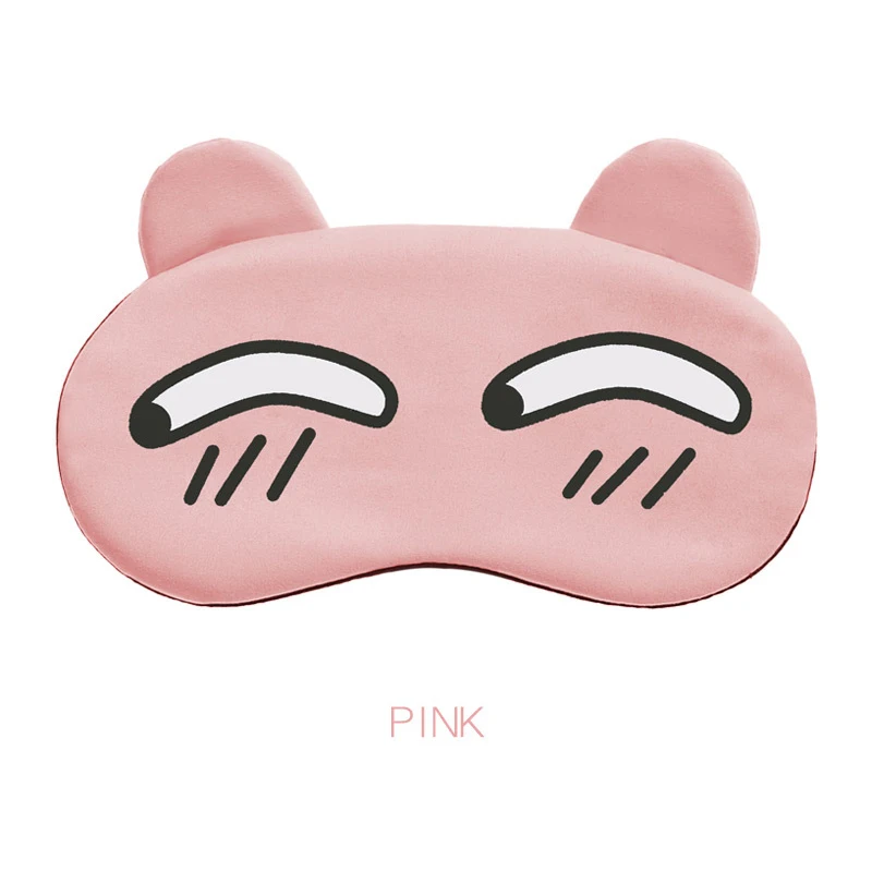 K8-pink Мультяшная маска для сна, хлопковая маска для глаз, маска для сна, повязка на глаза, милая маска для сна, маска для отдыха в путешествии, повязка на глаза для детей, повязка на глаза, повязка на глаза - Цвет: K8-pink