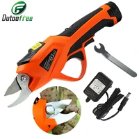 electric pruner 3 6v li ion cordless secateur power tools pruning shears garden pruning tools cutter electric fruit pruning tool