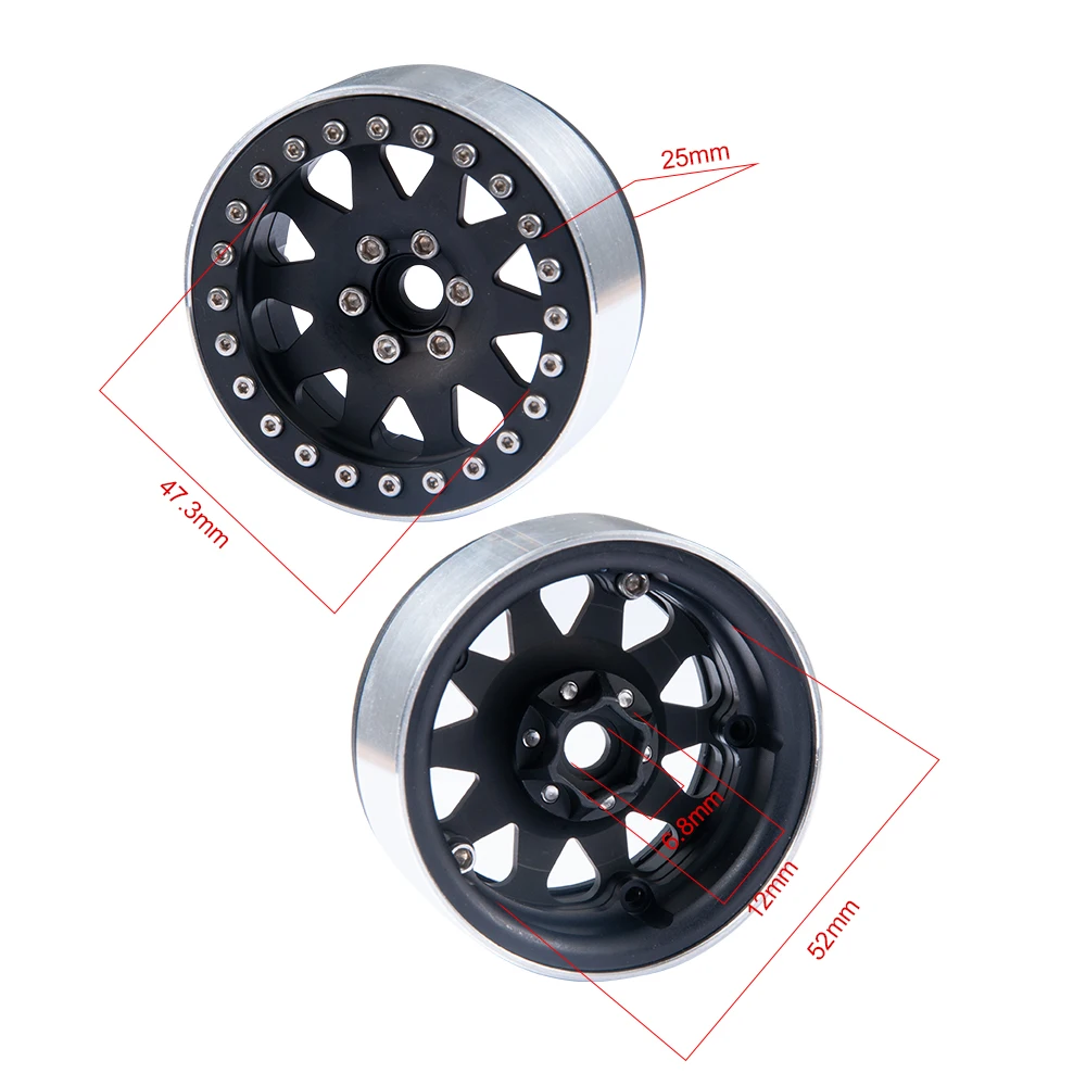 

AXSPEED, 4 ., 1:10, , , 2,2 , Beadlock, , Wraith CC01 F350 D90 90034