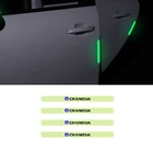 Автомобильные светящиеся наклейки-полоски против столкновений для эмблемы Changan Cs75 Cs35 Raeton Honor Star Ling Yue Cx20 Cv1 Cs1 V7 V3 V5 EADO