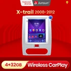 Junsun для Tesla Style Android 4G беспроводной Carplay DSP автомобильное радио мультимедиа для Nissan Xtrail X - trail 2 T31 2008 2009 2010 2011 2012 2din DVD