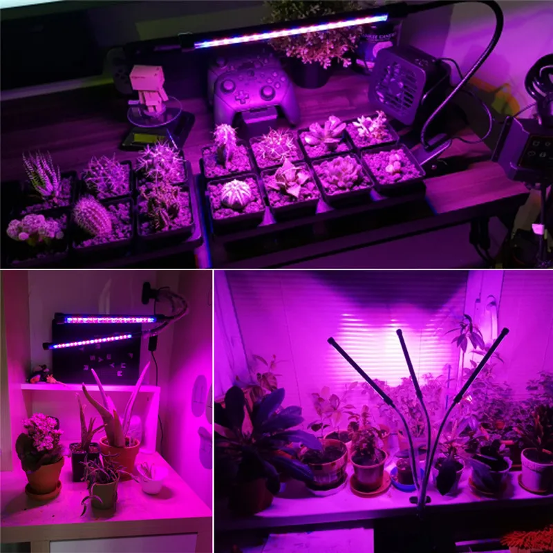 

led grow light full spectrum grow tent complete kit led lights with remote red light therapy indoor plants Clip USB timing