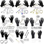 1 Набор одноразовых Pro для пирсинга Иглодержатель перчатки инструмент уха Козелка, носом, пупком младенца для пирсинга в язык, бровь нос инструмент для пирсинга