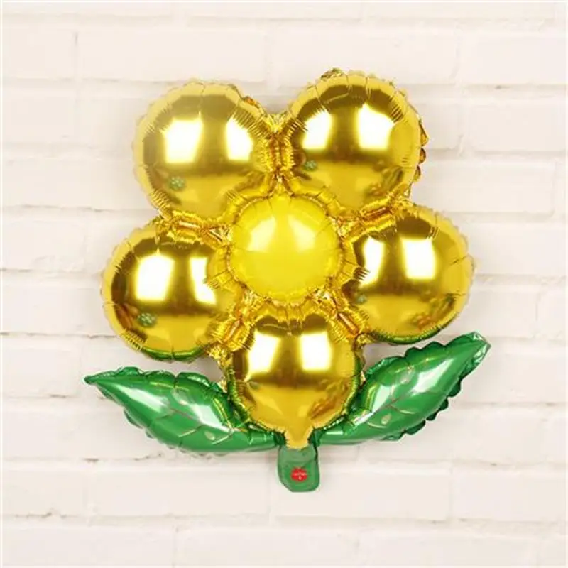 Новое прибытие цветы алюминиевая фольга воздушные шары для дня рождения