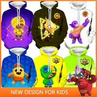 primo mortis shoot stars 3d hoodie crow 2021 new kids tops girls boys clothes harajuku jacket children sweatshirt