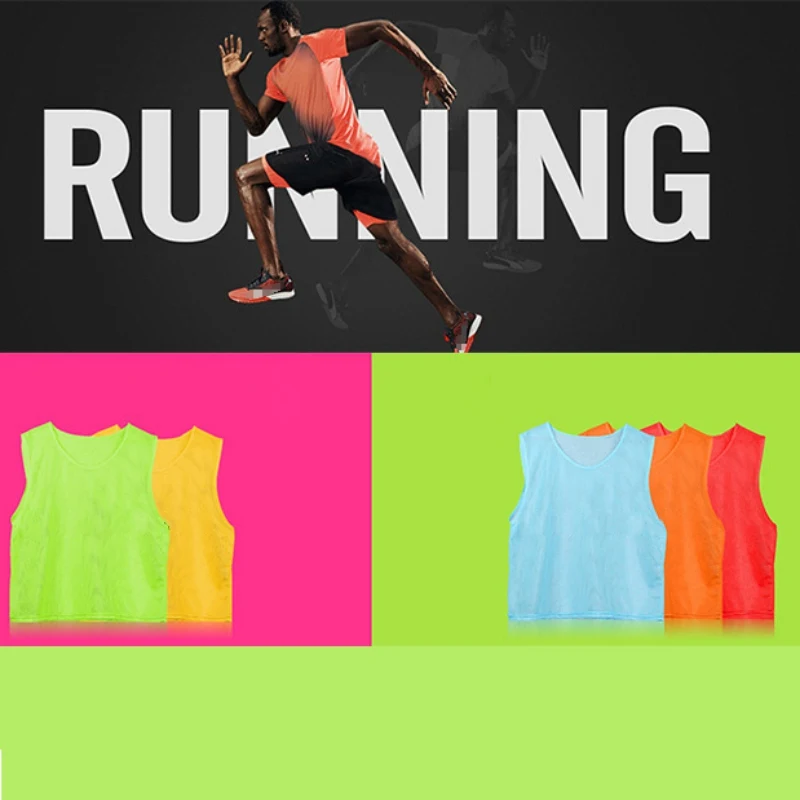 1 шт. Детские майки без рукавов для футбола Футбольная группа тренировочный жилет