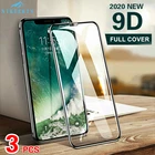 Защитное стекло для iPhone 12 Pro Max, 8 Plus, XR, 6S, 7, 5C, 5SE, 11 Pro, XS MAX, 3 шт.