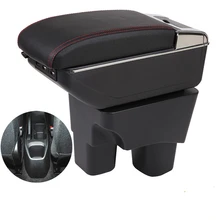 Arm Rest For Chevrolet Onix Cobalt Armrest Box Center console central Store content box with cup holder ashtray USB interface