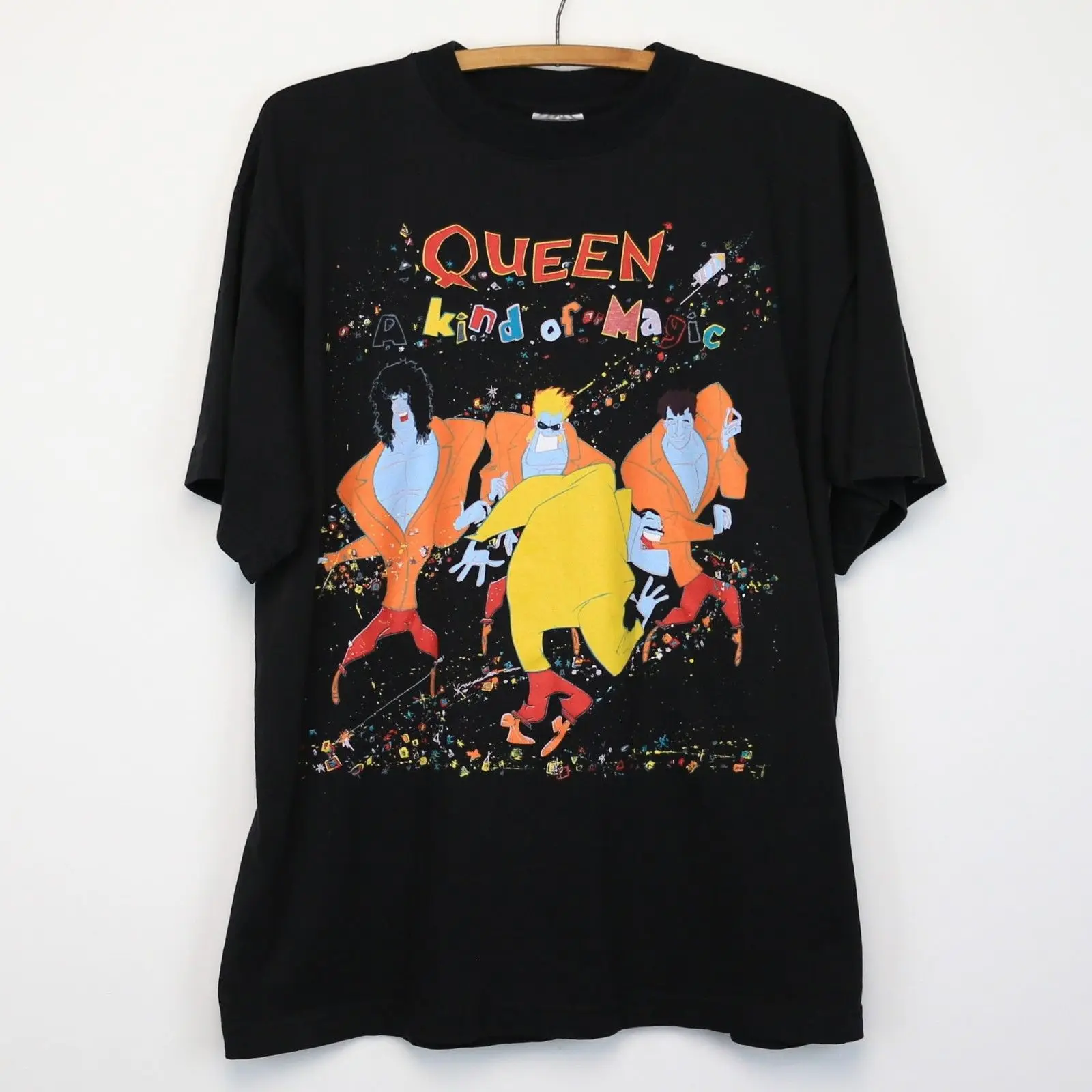 Винтажная королева A kind Of Magic Tour 1986 Футболка Gildan Reprint новейшие футболки модные