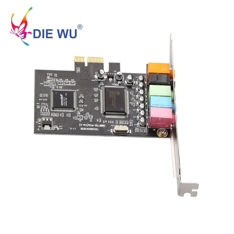 Звуковая карта PCI 5 1 каналов чипсет CMI8738 аудио интерфейс PCI-E стерео цифровая
