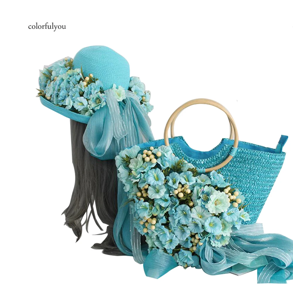 

Вместительные соломенные сумки Wo men, плетеная корзина ручной работы, сумка-тоут, летние богемные пляжные сумки, роскошные женские сумки с цветами, 2021