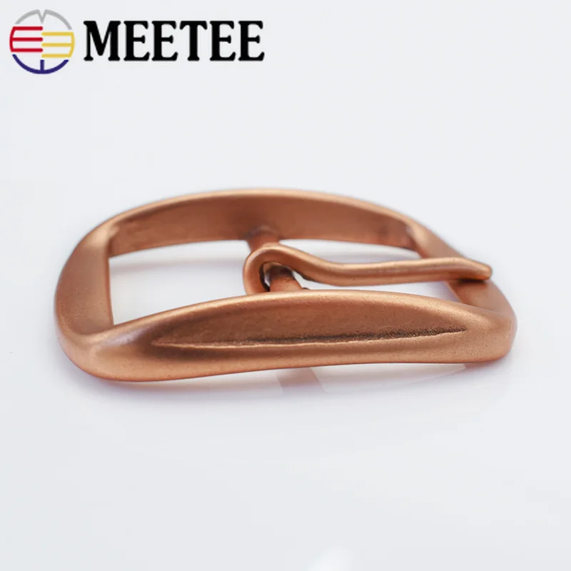 Пряжка для ремня из твердой меди мужчин металлическая пряжка ремней 38 39 мм сделай