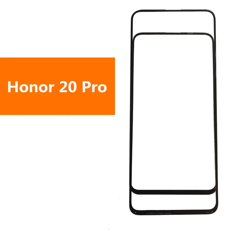 Honor20 Pro внешний экран для huawei Honor 20 Pro Передняя сенсорная ЖК-панель дисплей из стекла крышка объектива телефон Ремонт Замена частей