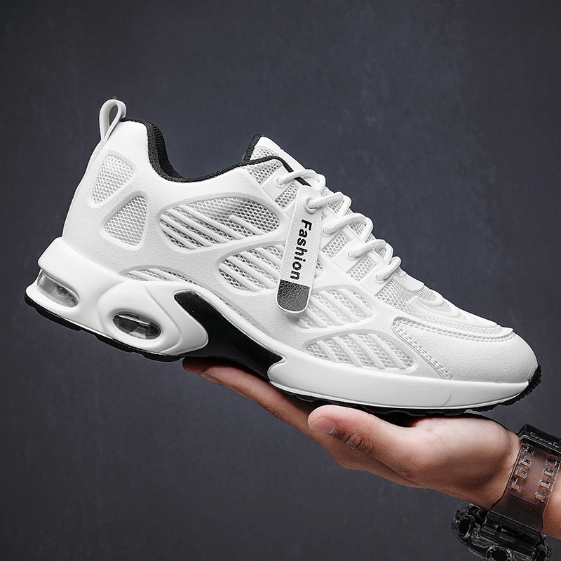 

39 trainers para sport sapatos shoes on breathable sneakers Male fashion sports men shoe solid knitting black leisure zapatos s