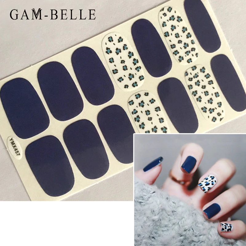 

1 лист GAM-BELLE, блестящий стикер для дизайна ногтей, Геометрическая сетка, полоски, серия, сделай сам, лак для ногтей, клейкие наклейки, обертыва...
