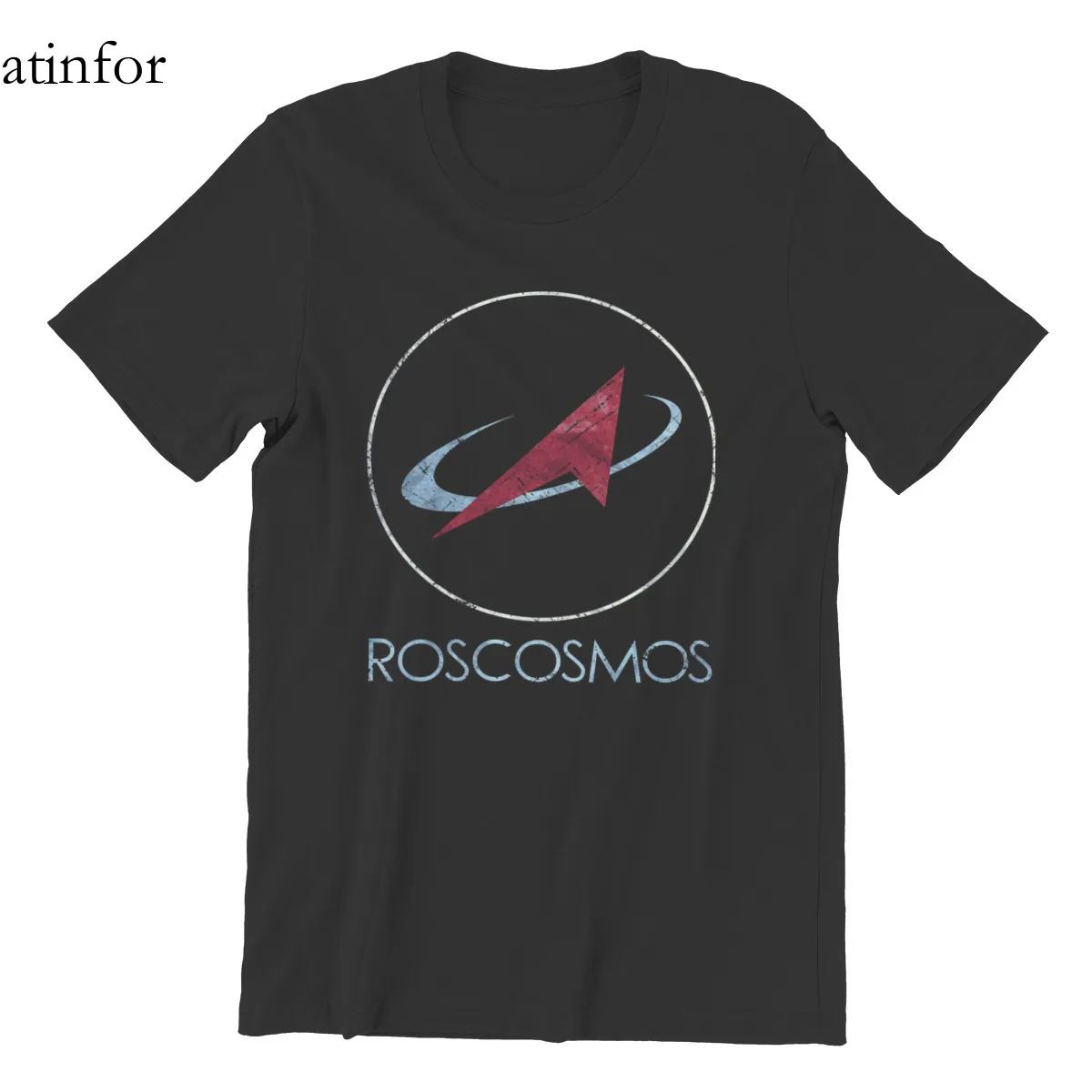ROSCOSMOS футболка с российским космическим агентством Смешные Пары в панк