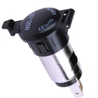 Разъем питания для прикуривателя, 12 В, водонепроницаемый, для мотоциклов, лодок, косилок, тракторов, автомобилей