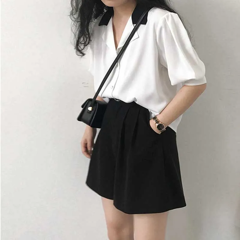 Шорты-бермуды NiceMix женские на молнии повседневные Элегантные Короткие штаны с