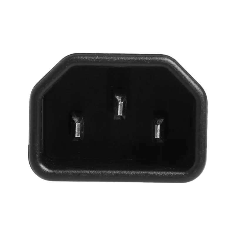 IEC 320 чайник 3 контактный C14 мужчина к C7 женский Мощность конвертер адаптер штекер