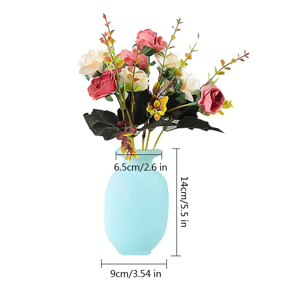 1 шт. простые и современные силиконовые Цветочные Бутылки настенные Вазы Бутон