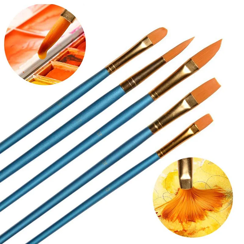 32 шт. наборы кистей для рисования масляная Акварельная картина с палитрой