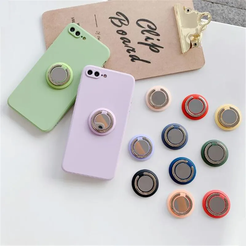 Круглый Магнитный держатель подставка для мобильного телефона с кольцом на